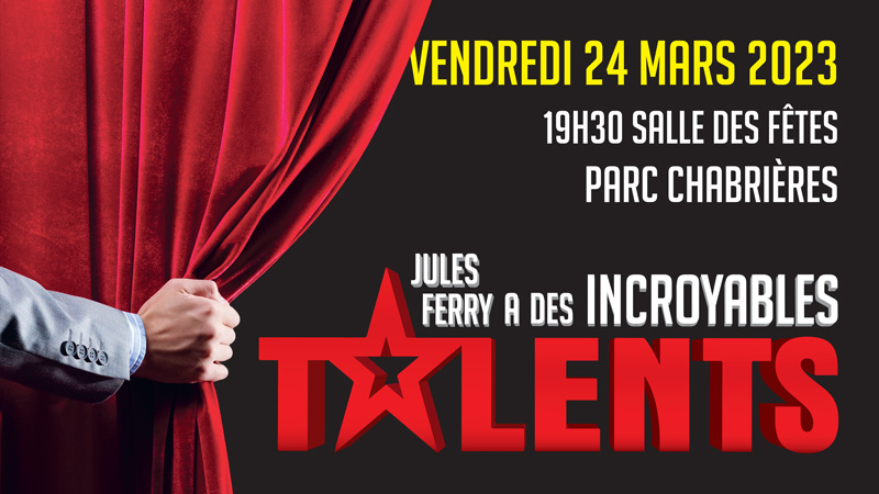 Jules Ferry a des talents le vendredi 24 mars 2023 !