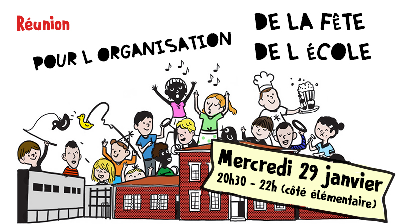 Réunion pour l’organisation de la fête de l’école 2025