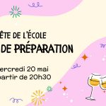 Apéro de préparation de la fête de l’école 2026