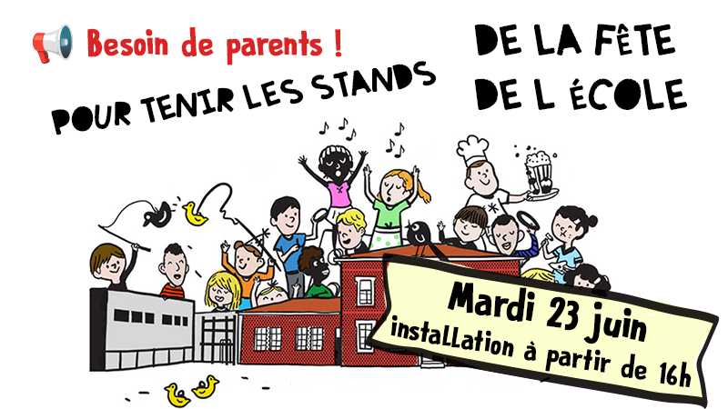 Parents, nous avons besoin de vous pour la fête 2026 ! 🥳